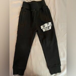 Boys sweatpants size 4 tea good condition